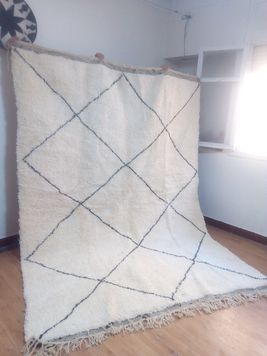 Wool Carpet - 297x210cm - 3-Seat Sofa - Natural Wool - SEPT23158