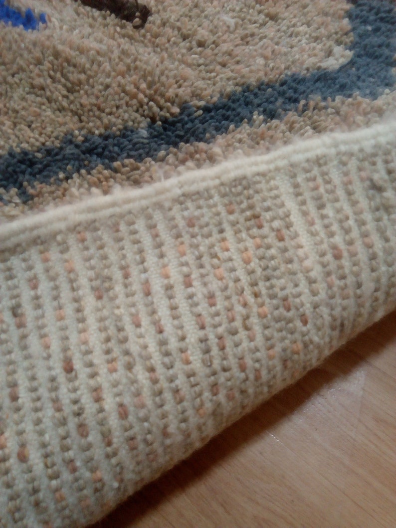 Wool Carpet - 307x201cm - 3-Seat Sofa - Natural Wool - FIV23012