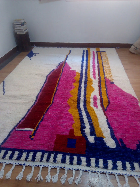 Load image into Gallery viewer, Wool Berber Carpet - 302x202cm - Natural Wool - MAI23203

