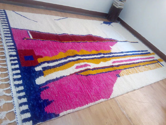 Load image into Gallery viewer, Wool Berber Carpet - 302x202cm - Natural Wool - MAI23203
