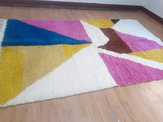 Load image into Gallery viewer, Wool Berber Carpet - 240x157cm- Natural Wool - MAI23212
