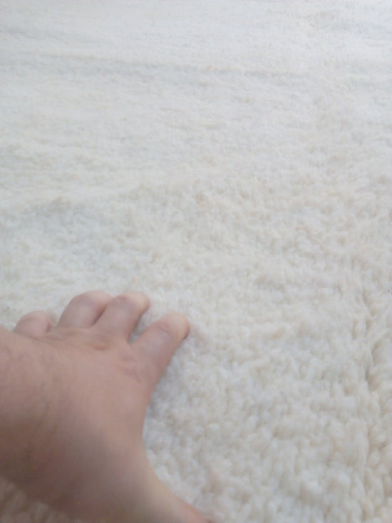 Beni Ourain -342x222cm - 3-Seat Sofa - Natural Wool - JUN360