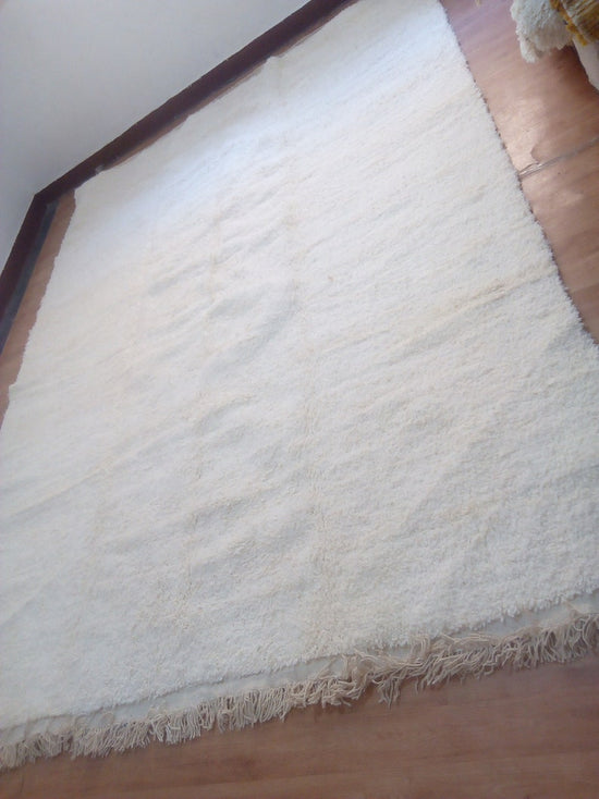 Beni Ourain -342x222cm - 3-Seat Sofa - Natural Wool - JUN360
