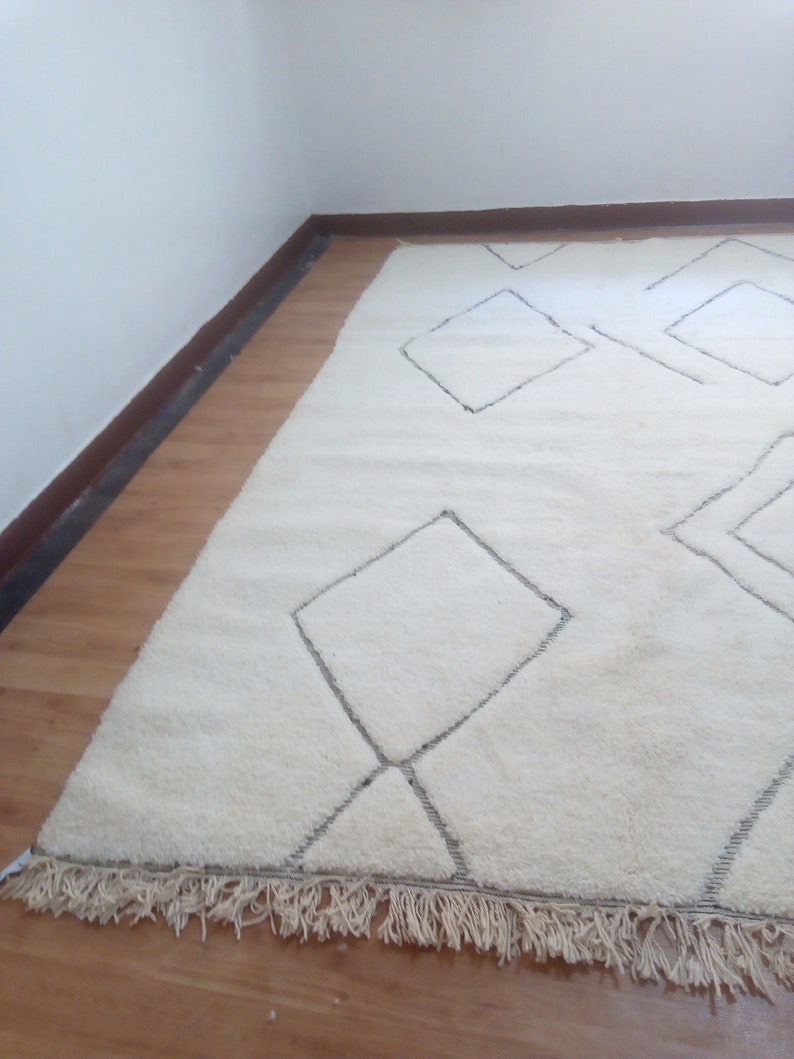 Wool Carpet - 300x201cm - 3-Seat Sofa - Natural Wool - AUOG2373