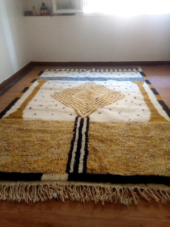 Wool Carpet - 300x210cm - 3-Seat Sofa - Natural Wool - SEPT23001