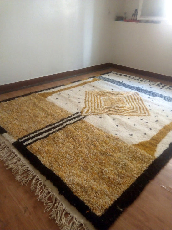 Wool Carpet - 300x210cm - 3-Seat Sofa - Natural Wool - SEPT23001