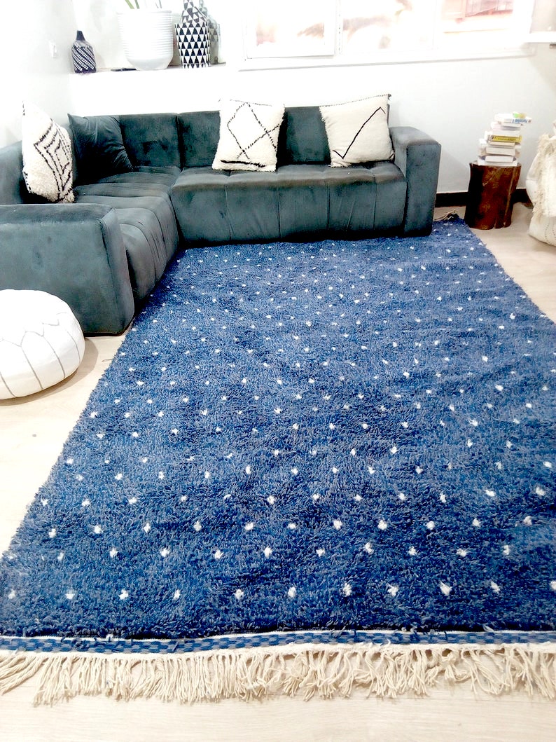 Load image into Gallery viewer, Real Azilal Berber Carpet - 327x198cm - Natural Wool - RDECR6
