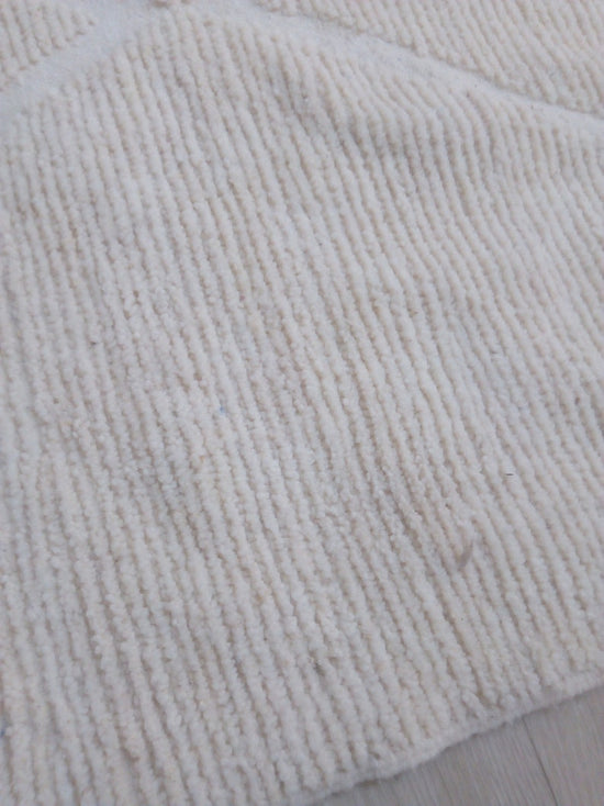 Wool Berber Carpet - 298x223cm - Natural Wool - WZMARSZ10