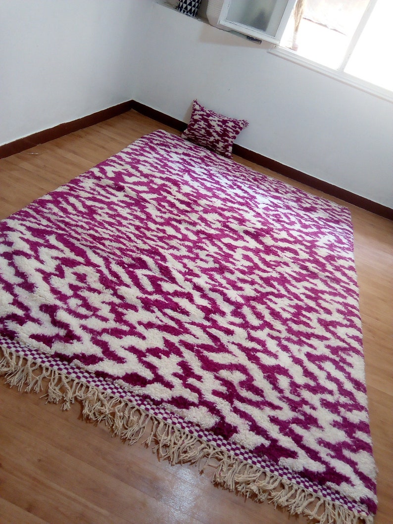 Wool Berber Carpet - 307x210cm - Natural Wool - FMAIF40