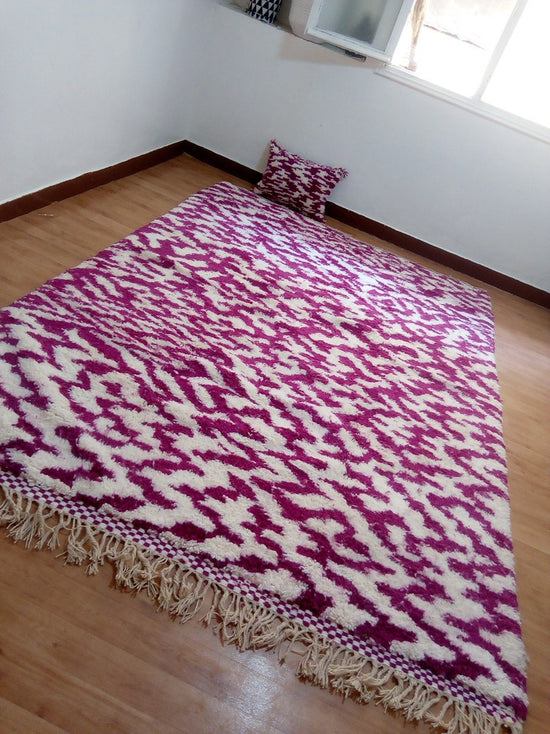 Wool Berber Carpet - 307x210cm - Natural Wool - FMAIF40