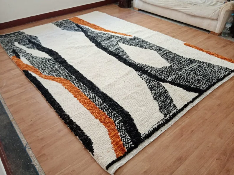 Wool Berber Carpet - 300x212cm - Natural Wool - MJUILM3