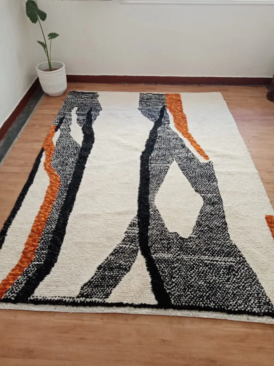 Wool Berber Carpet - 300x212cm - Natural Wool - MJUILM3