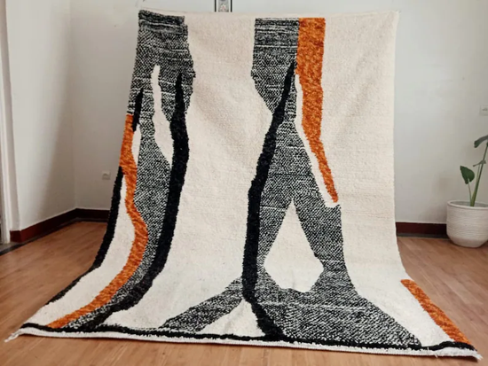 Wool Berber Carpet - 300x212cm - Natural Wool - MJUILM3
