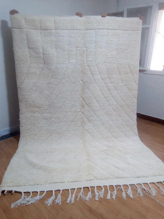 Load image into Gallery viewer, Beni Ourain - 290x198cm - 3-Seat Sofa - Natural Wool - RUMR122

