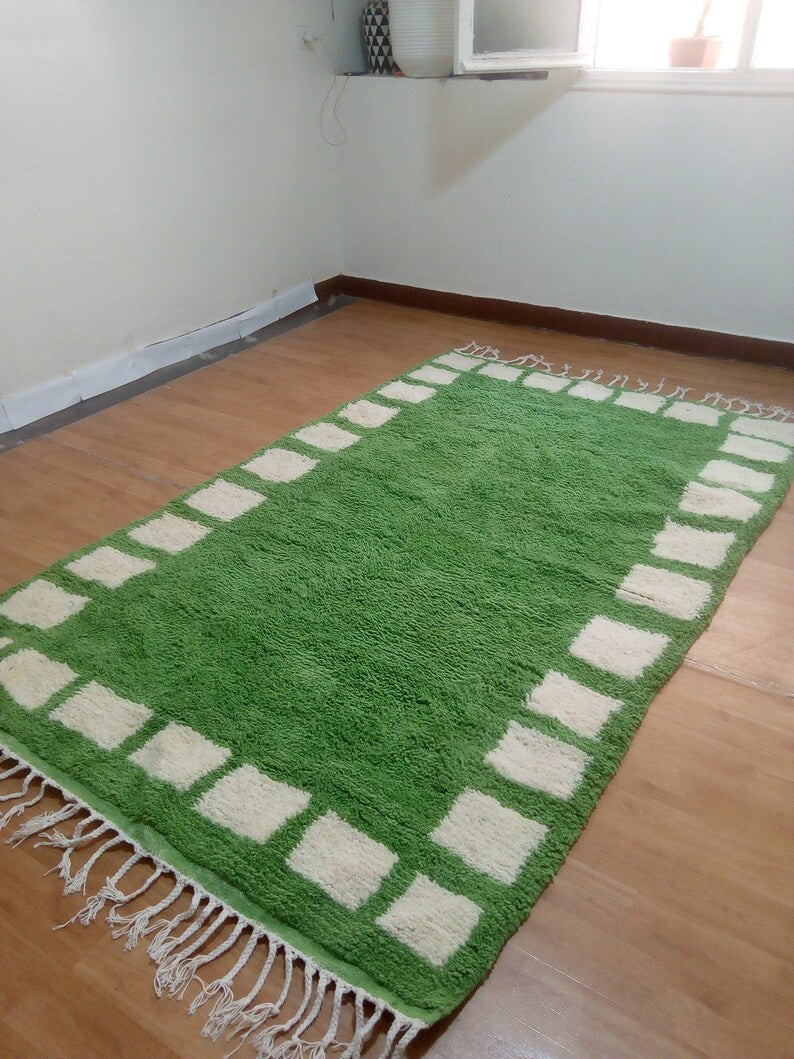Wool Berber Carpet - 250x154cm - Natural Wool - FIV2342