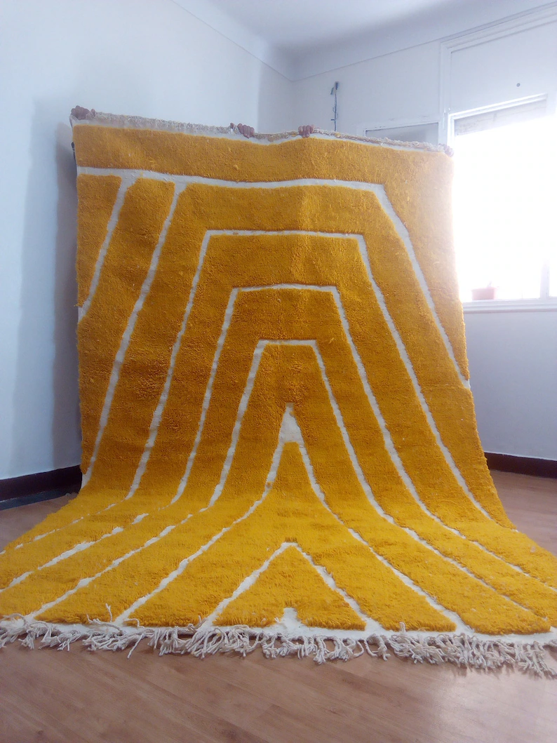 Wool Berber Carpet - 308x192cm - Natural Wool - FIV23709